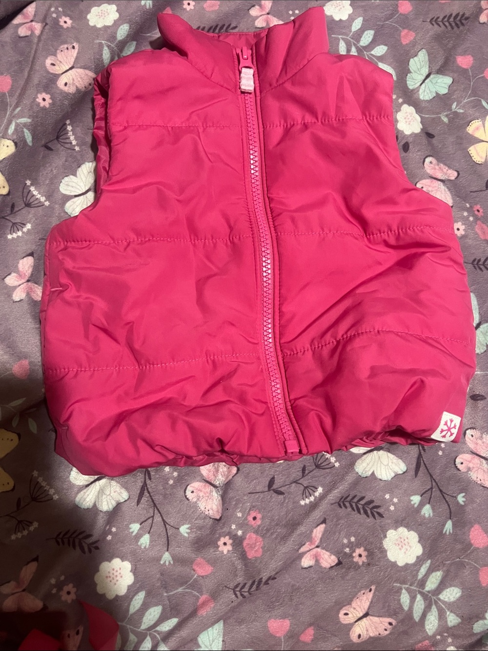 Carter's Bright Pink Puffer Vest for Kids